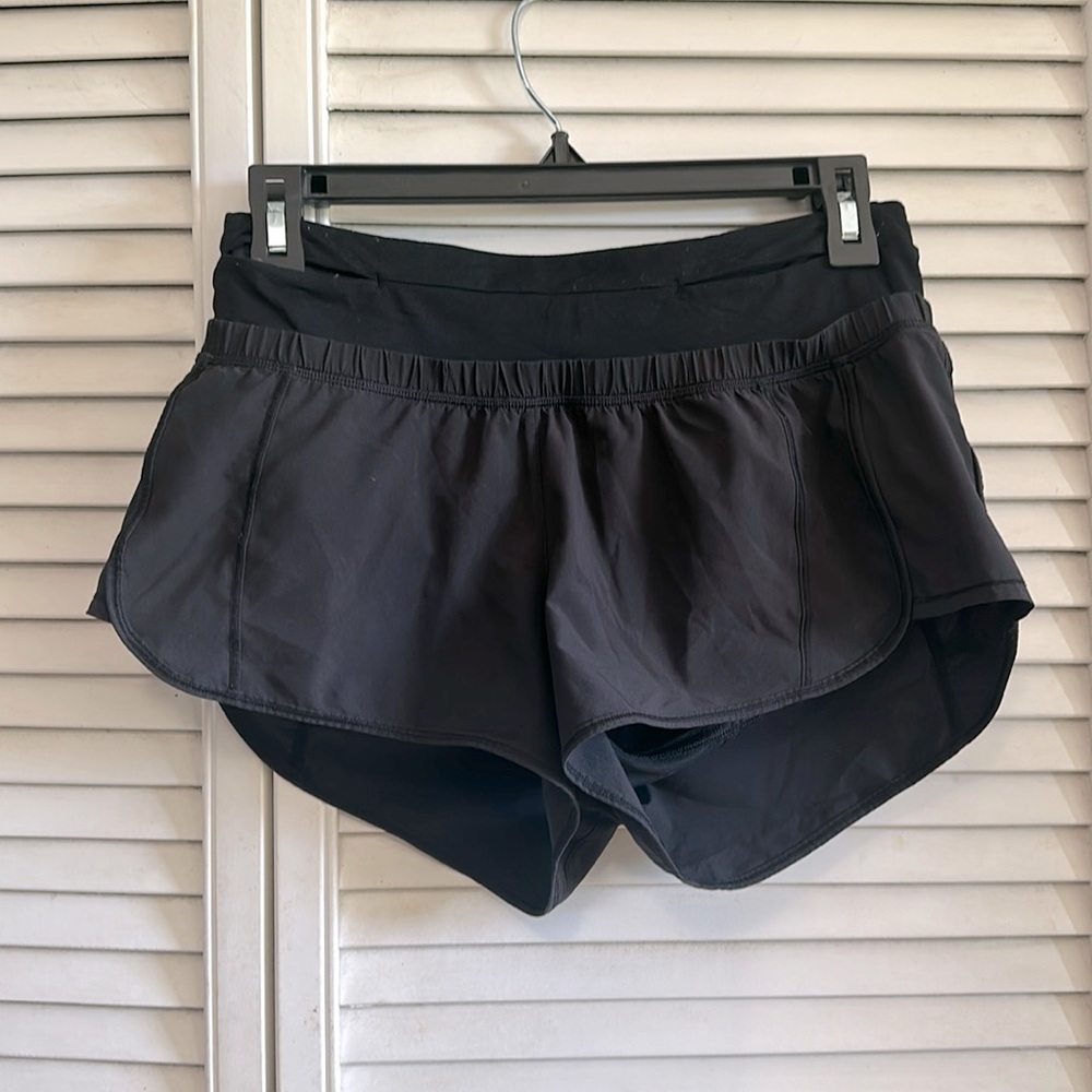Black Lululemon shorts